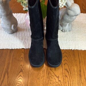UGG Black Lo Pro Fold Over Boots